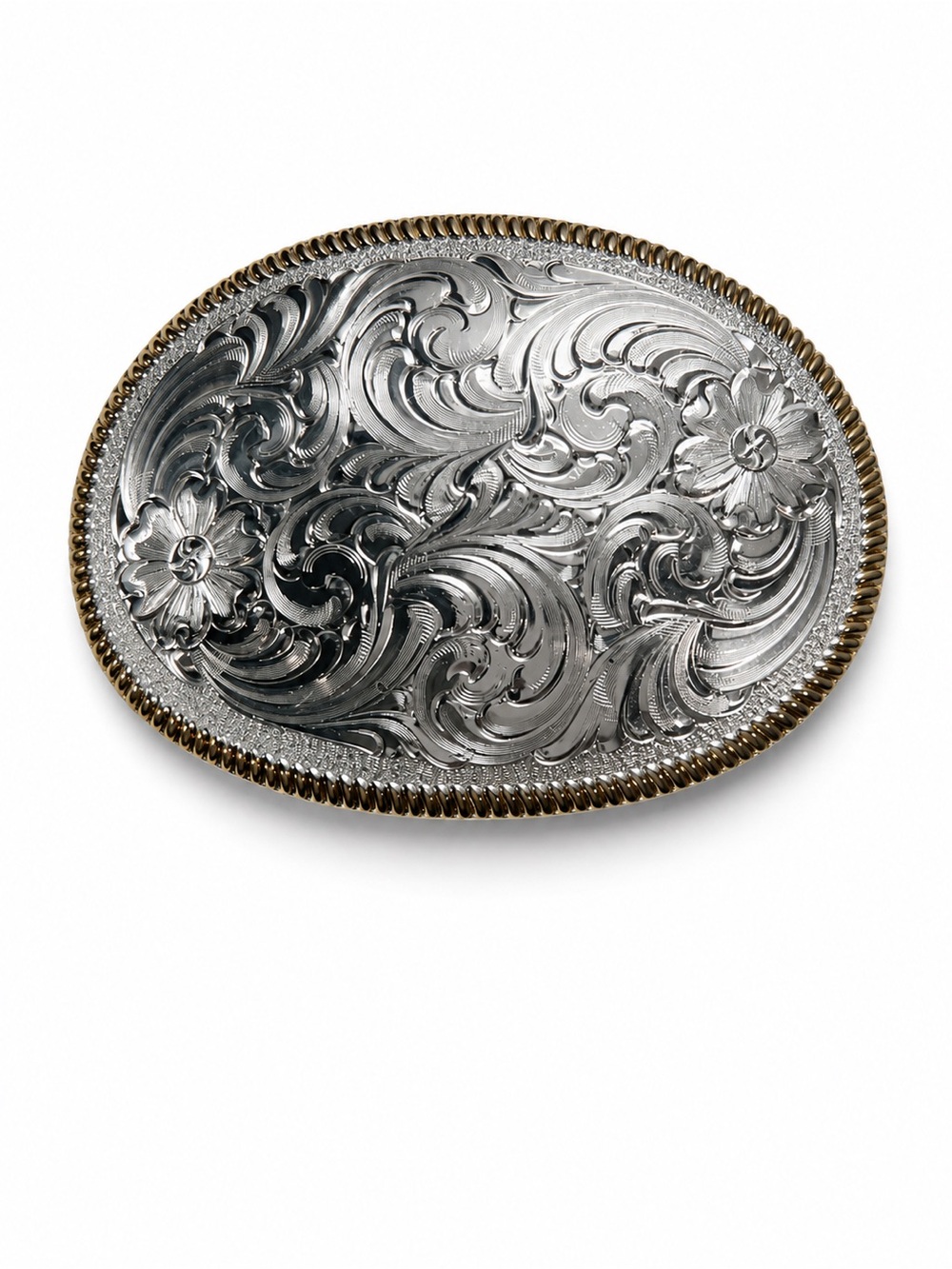 Vintage Montana Silversmiths Western Belt Buckle — Circa 1980s–1990s